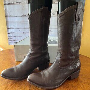 Frye Carson Smoke Cowboy Boots